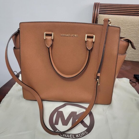 Michael Kors Brown Satchel Bag - Picture 6 of 8